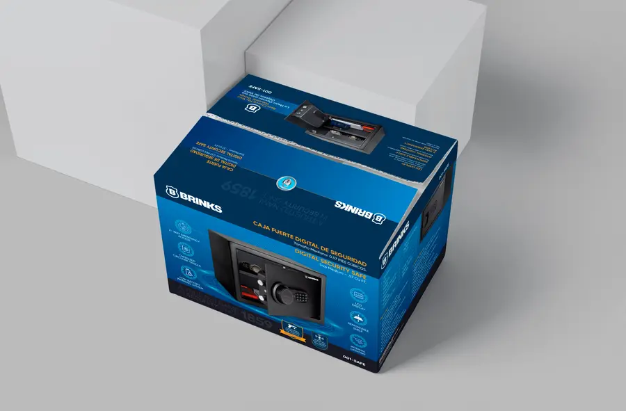 Custom printed packaging box produced by ECO Packaging Masters