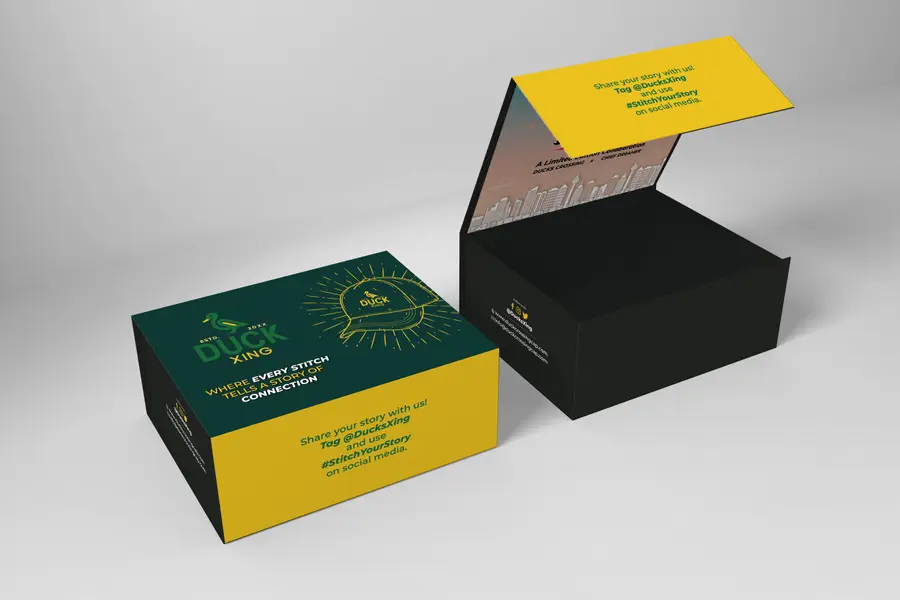 Custom printed packaging box produced by ECO Packaging Masters