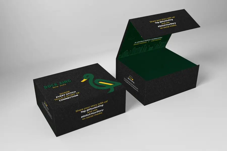 Custom printed packaging box produced by ECO Packaging Masters