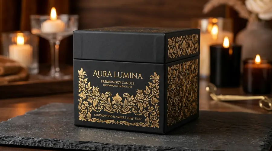 printed custom candle boxes