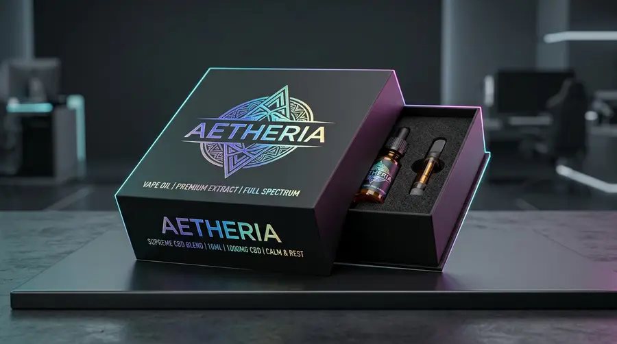vape oil packaging box